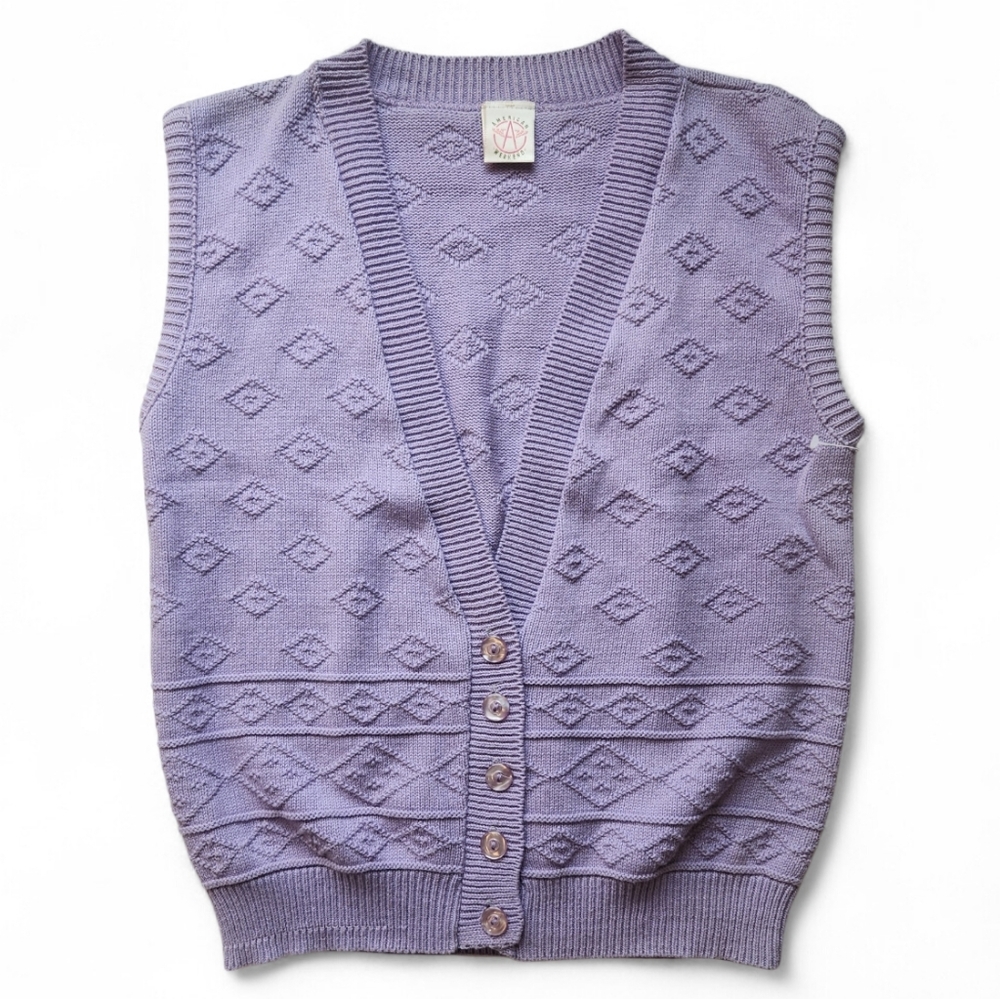 100% Cotton Vintage Sweater Vest